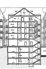 Cadastre vertical - coupe immeuble