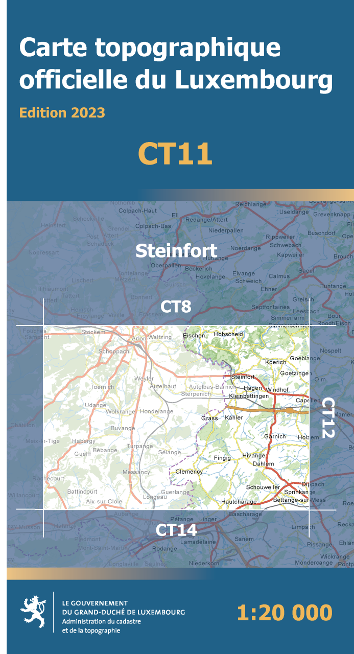 Carte CT11 - Steinfort — Portail du cadastre et de la topographie ...